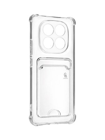 Xiaomi Redmi Note 15 Pro 5G Uyumlu Kılıf Kartlık Bölmeli Arkası Şeffaf Soft Dayanıklı Kılıf Kapak