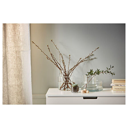 Cam vazo seti, cam, 3 parça