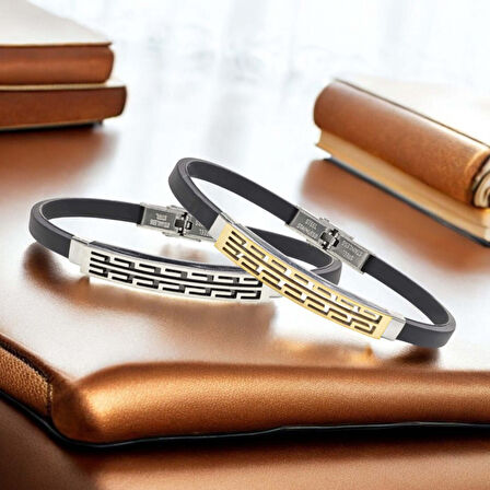  FM Desenli Çelik Bileklik 3183SCB018 