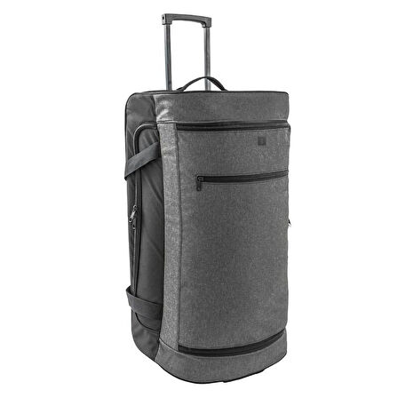 Valiz - 70 L - Siyah/Gri - Essential