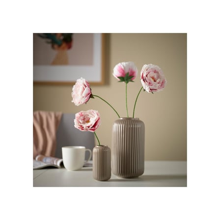 Yapay çiçek, beyaz-açık pembe, 50 cm, şakayık