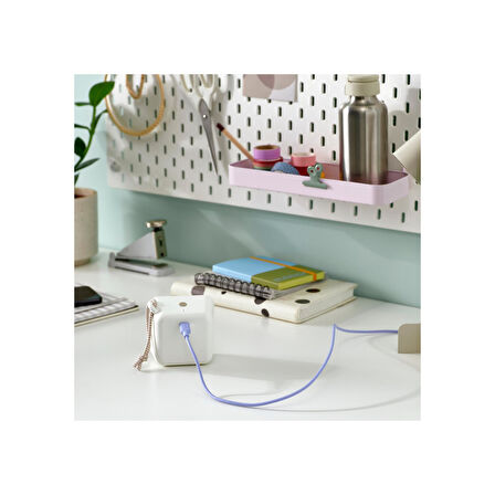 USB-C - USB kablo, lila, 1.0 m