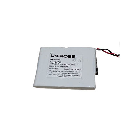 Uniross Bat0041 XB104766 Li-ion 7.2V 1550mAh BMS Devreli Batarya Şarjlı Pil