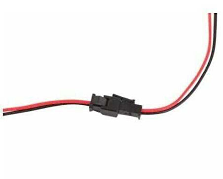 JST SM 2 Pin Kablolu Konnektör Seti  - 22AWG 20cm