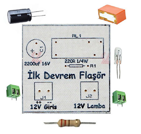 İlk Devrem Flaşör - Kendin Yap Kiti