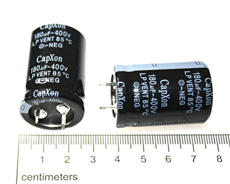 180uf 400V Elektrolitik Kondansatör - 25x40mm