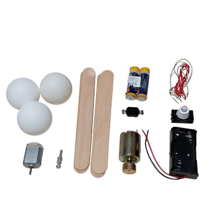 Zıp Zıp Robot Maker Kiti DC 3V Titreşim Motoru Pin Pon Topu Pil Anahtar Kendin Yap Hobi Devresi DIY Lehimleme Kiti Demonte(Montesiz)