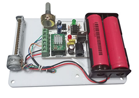 Step Motor Hız Yön Kontrol Pilli Öğrenci Deney Devresi