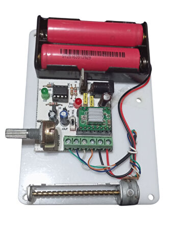 Step Motor Hız Yön Kontrol Pilli Öğrenci Deney Devresi