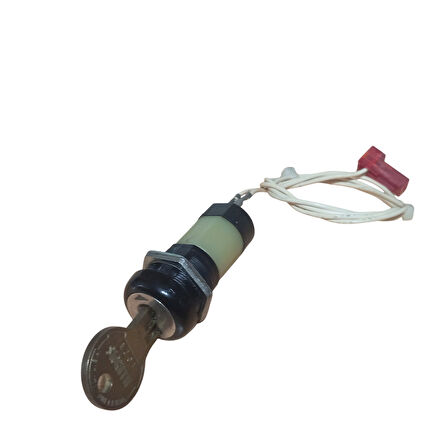 19mm Elektronik Anahtarlı Aç Kapa Kilidi Kablolu Soketli - ECI/T-502-ILC100
