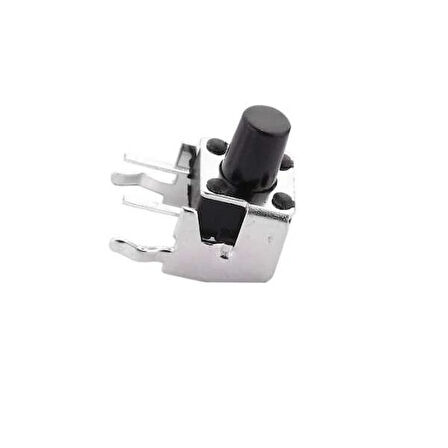 2 Pin 90° 90C 6x6x6.8mm Tact Switch Buton - 10 Adet