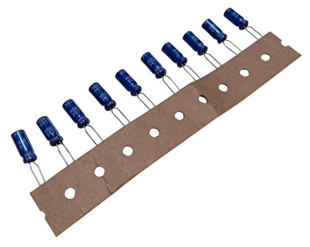 10 Adet 10uF 50V Elektrolitik Kondansatör 5x11mm