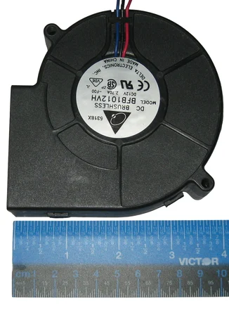 BFB1012VH DC 12V 2.7A 32W 3 Pin Salyangoz Fan 12V 97x94x33mm