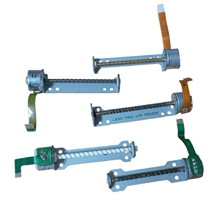 5 Adet Farklı Boyutlarda Flex Kablolu DC 5-6V Bipolar Step Motor