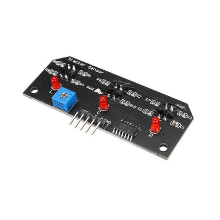 DC 5V 3 Kanal TCRT5000 Kızılötesi Çizgi İzleyen Sensör Kartı Çizgi Takip Sensör Modülü Mesafe Ayarlı Potlu 3'lü Çizgi İzleme Kartı 5 Pin