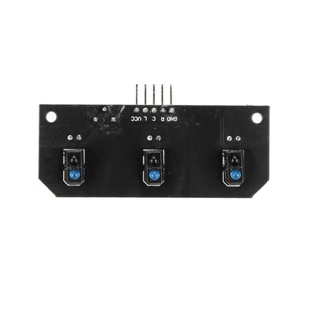 DC 5V 3 Kanal TCRT5000 Kızılötesi Çizgi İzleyen Sensör Kartı Çizgi Takip Sensör Modülü Mesafe Ayarlı Potlu 3'lü Çizgi İzleme Kartı 5 Pin