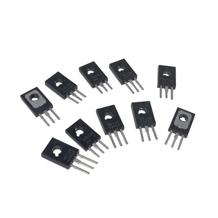 10 Adet BD139 Transistör Kısa Bacak 7mm 1.5A 80V NPN BJT TO126 Kılıf