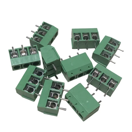 10 Adet 3 Pin 0 No 5.00mm Yeşil Klemens 250V 16A AWG 22-14 ZLCNN CY301-5.0