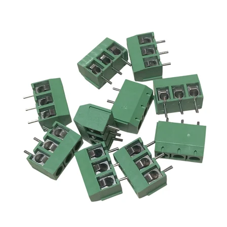 10 Adet 3 Pin 0 No 5.00mm Yeşil Klemens 250V 16A AWG 22-14 ZLCNN CY301-5.0