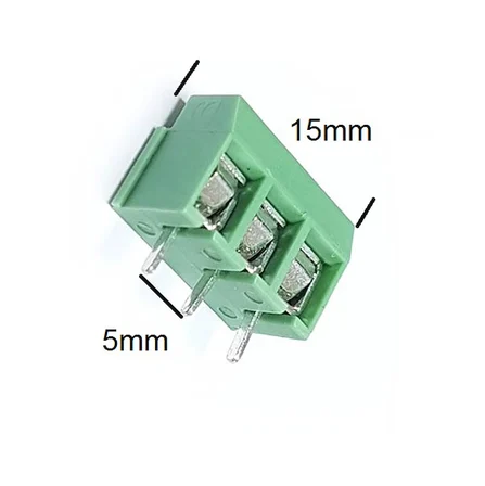 10 Adet 3 Pin 0 No 5.00mm Yeşil Klemens 250V 16A AWG 22-14 ZLCNN CY301-5.0