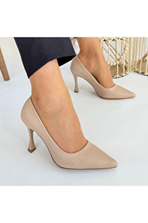 Konta Nude Cilt Topuklu Ayakkabı