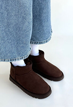 Elsa Kahverengi Süet Bot