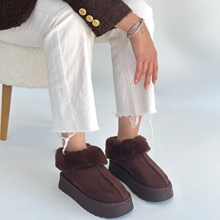 Edali Kahverengi Süet Bot