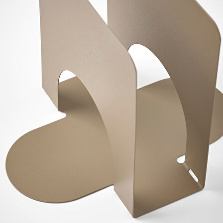 Peçetelik, açık gri-kahverengi, 13x12 cm