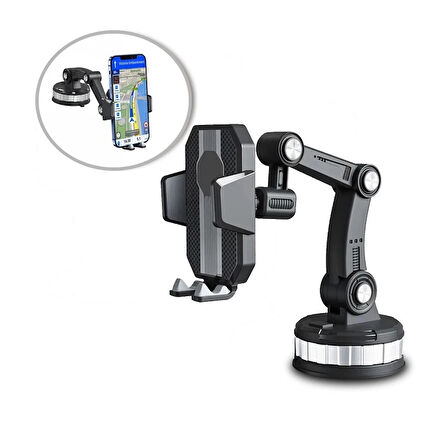 Tank Gravity Akrobatik vantuzlu araç içi telefon tutucu 360 derece araç tır kamyon için