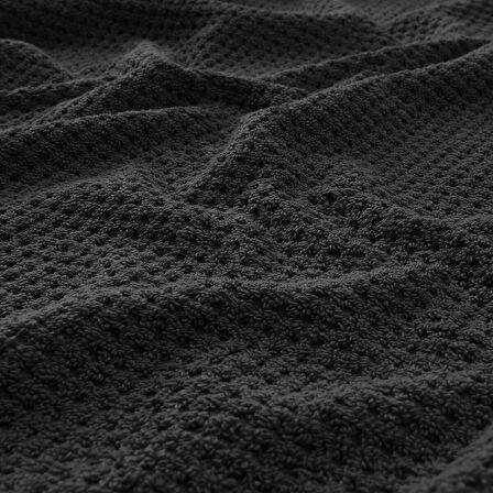Banyo havlusu, siyah, 70x140 cm