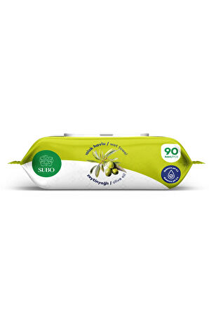 SUBO ISLAK HAVLU 90 'LI ZEYTİNYAĞLI 24X90