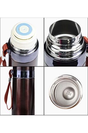 Askılı 500ml Çelik Termos