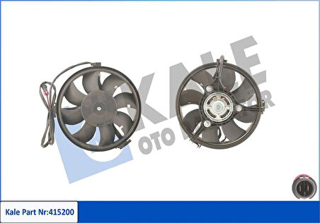 FAN MOTORU DAVLUMBAZLI AUDI A4-A6-A8-FORD GALAXY-SEAT ALHAMBRA-VW PASSAT-SHARAN 300W-280MM 97VW15150DA 4B0959455