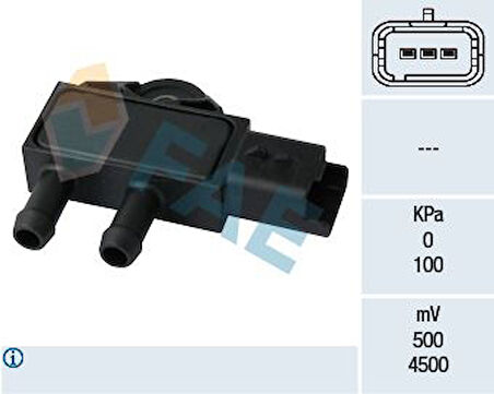 FAP KAPTÖRÜ EGSOZ BASINÇ SENSÖRÜ VIVARO C-ZAFIRA-P207-P208-P301-P307-P308-P508-P2008-MINI R55 R56 P3008-P5008-BOXER-JUMPER-PARTNER-BERLINGO-C-ELYSEE-C2-C3-C4-C5-JUMPY-DS4-DS5 1.4-1.6-2.0-2.2 HDI DTH 1618 Z9 3639257 13627805472 1618 LP