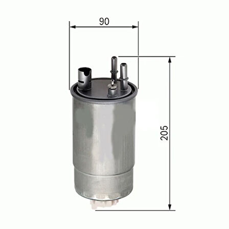 YAKIT FİLTRESİ DOBLO 1.9JTD 2001 - FIORINO 1.3D MTJ 2008 - GRANDE PUNTO 1.3D MTJ 2005 - PUNTO EV 77363804 1542785 1578143