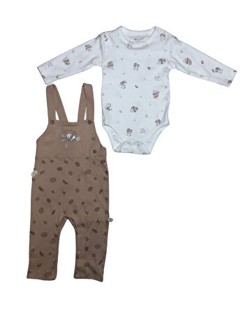 Bibaby Biorganic Love  Our Earth Salopet 60786 Mocha
