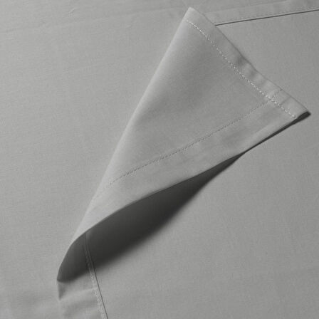 Çift kişilik çarşaf, açık gri, 240x260 cm