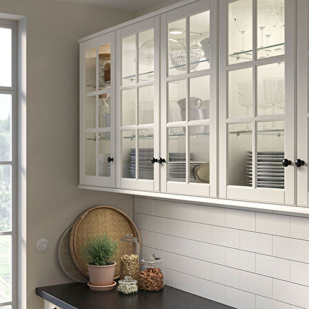 Cam kapak, kırık beyaz, 30x100 cm