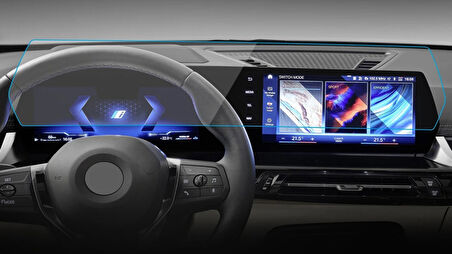 Bmw X2 gösterge bilgi ekranı için HD ekran koruyucu nano tempered film