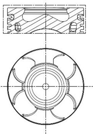 MOTOR PİSTON SEGMAN 0.40MM -0.20MM 69.6MM 90BG DOBLO-FİORİNO-LINEA-GRANDE PUNTO-ASTRA 1.3D MJE T 1.3 CDTI EURO 5 55197996 55202637