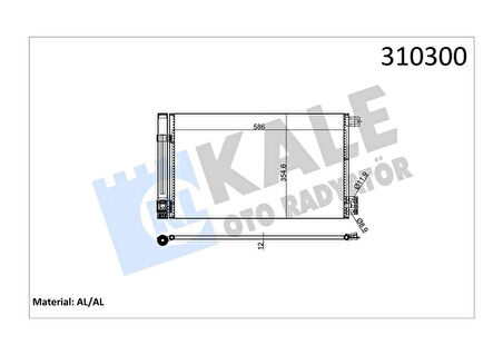 KLİMA KONDENSERİ COMBO D-CORSA D-E ADAM-BIPPER-TEPEE-NEMO 1.2-1.4 HDI 2008FIORINO 1.4-1.3D MJ 2007 571X3511012 95530541 6455 GA 55700406 52039557