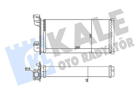 KALORIFER RADYATORU BMW E30 1983-1994 64111373772 64118391362