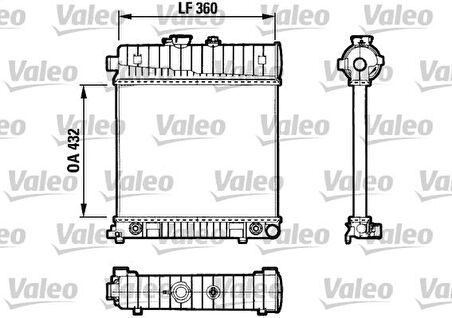 MOTOR SU RADYATORU MERCEDES M111 W202 S202 W210 S210 KLIMASIZ A2025006103