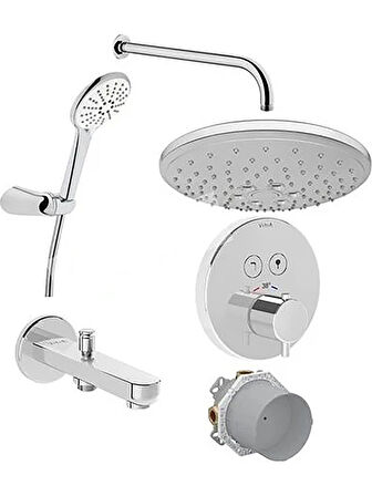 VitrA A49293 Root R Aqua Control Termostatik Ankastre Duş Seti
