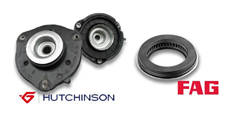 AMORTİSÖR TAKOZU RULMANLI KİTİ CADDY-GOLF 5-6-JETTA-PASSAT-LEON-A3-SUPERB 2004-2012 1K0412331C 6N0412249C 1K0412331B