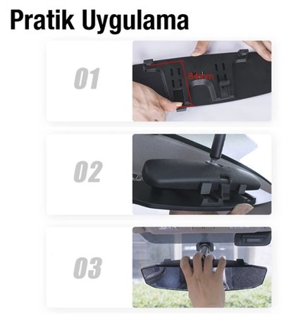 Geniş açılı dikiz aynası dışbükey geniş açılı tasarım daha geniş arka görüntü tüm arabalara uyumlu