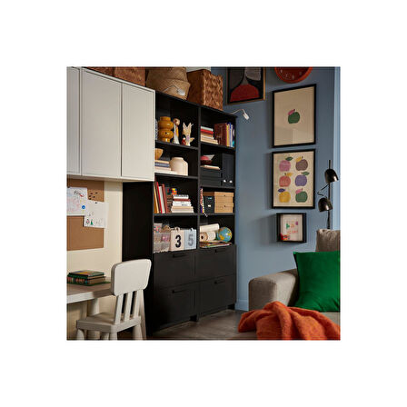 Çerçeveli poster, çok renkli, 40x50 cm, 2 adet, elma oyunu