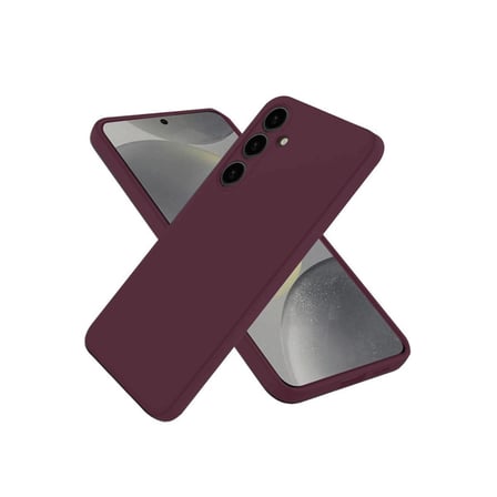 Samsung Galaxy A36 Kılıf First Silikon - Mürdüm