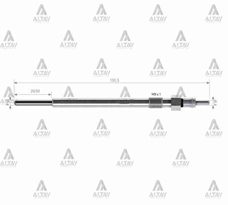 KIZDIRMA BUJİSİ (ISITMA) STILO / BRAVO / CHROMA 1.9 JTD / OPEL VECTRA / ASTRA / SIGNUM 1.9 JTD 115. 46792355 (10 ADET)