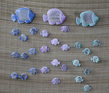 Balıklı Asmalı Rüzgar Çanı